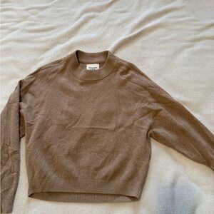 Abercrombie & Fitch Tan Crew Neck Sweater